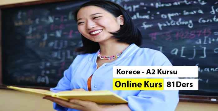 Korece Online A2 Kursu